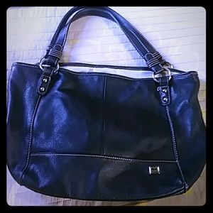 The Sak Black Leather Large Purse